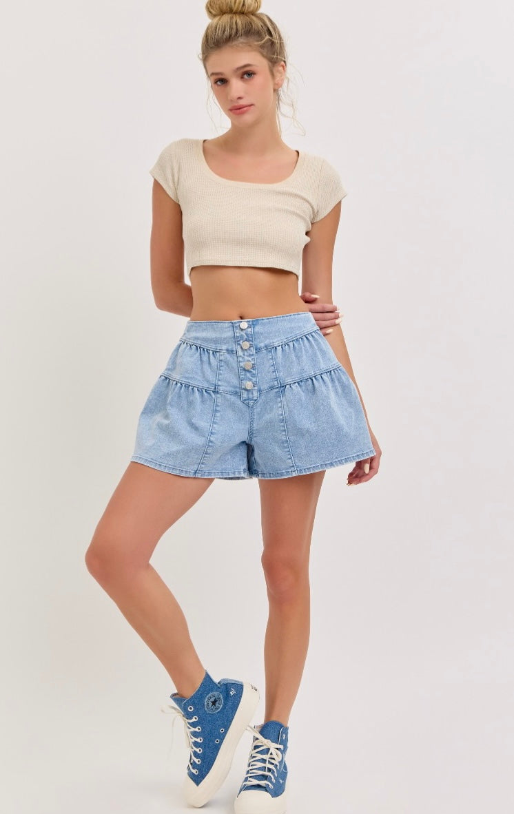 Ruffle shorts