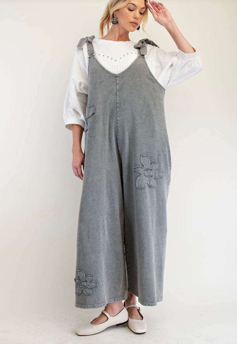 A Flower Power jumpsuit