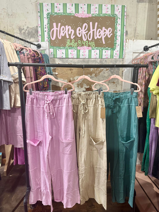 A Smile For Days pants pink