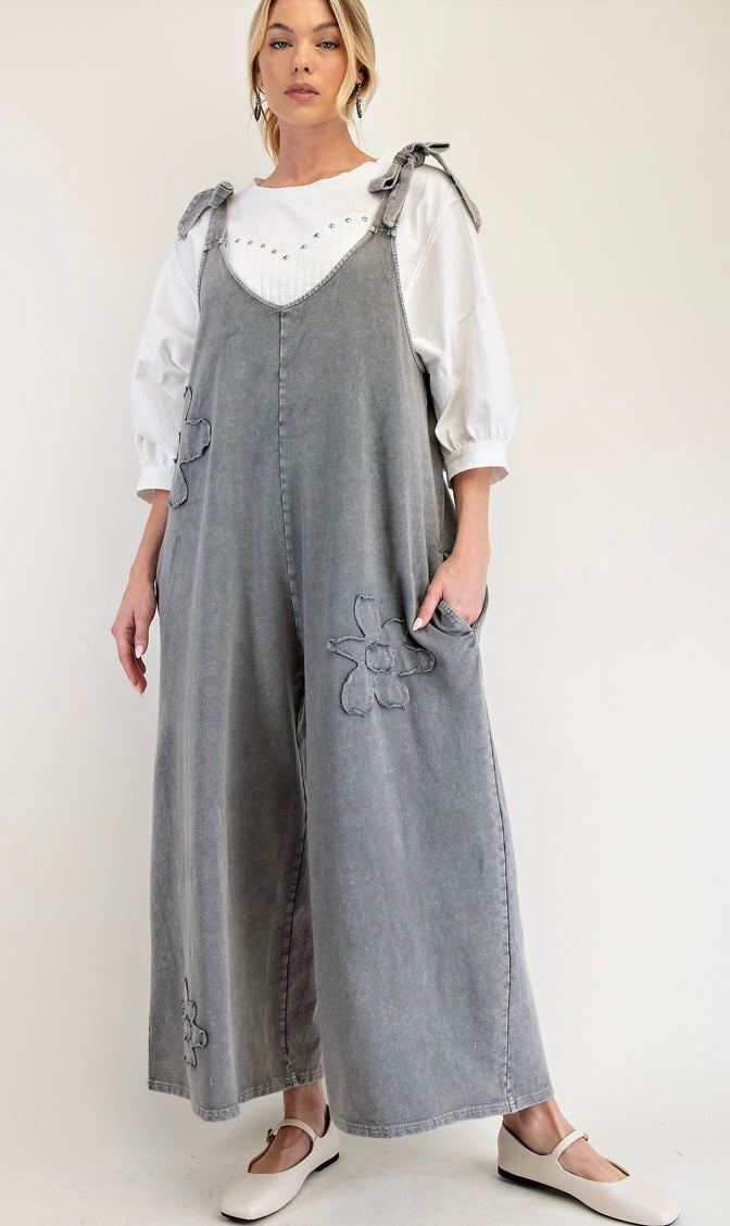 A Flower Power jumpsuit