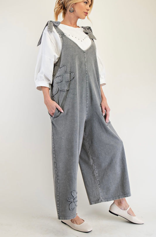 A Flower Power jumpsuit