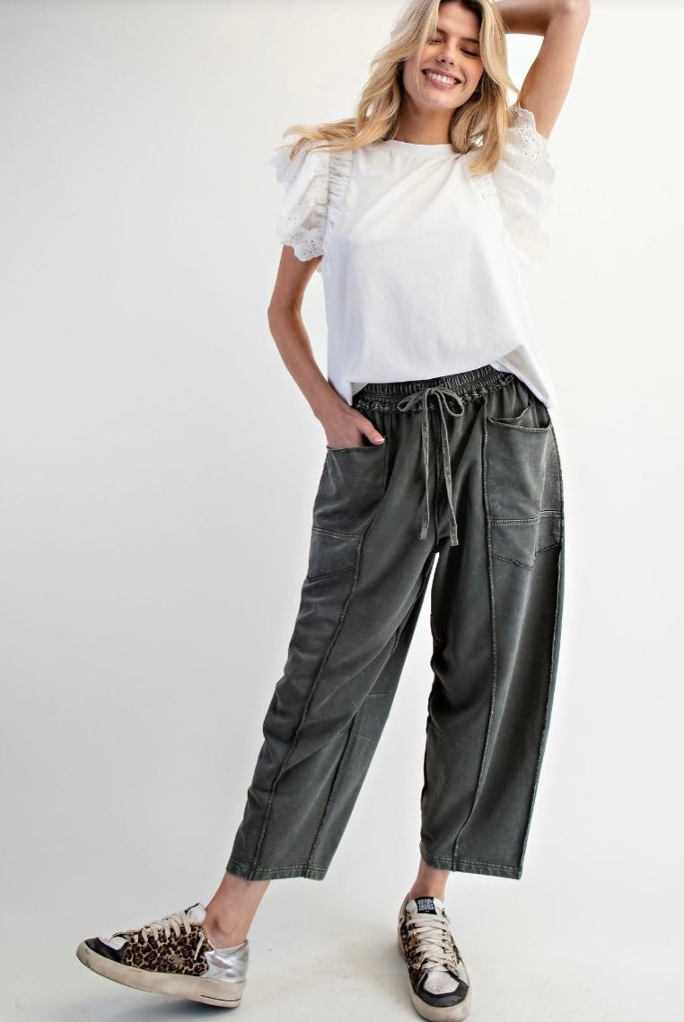 A Call me eyelet top