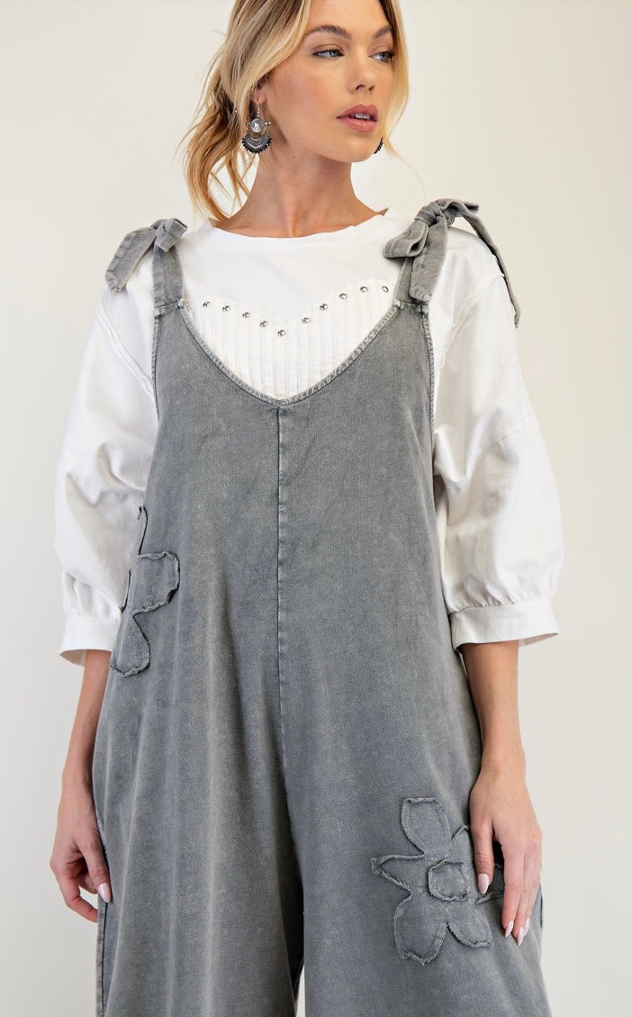 A Flower Power jumpsuit