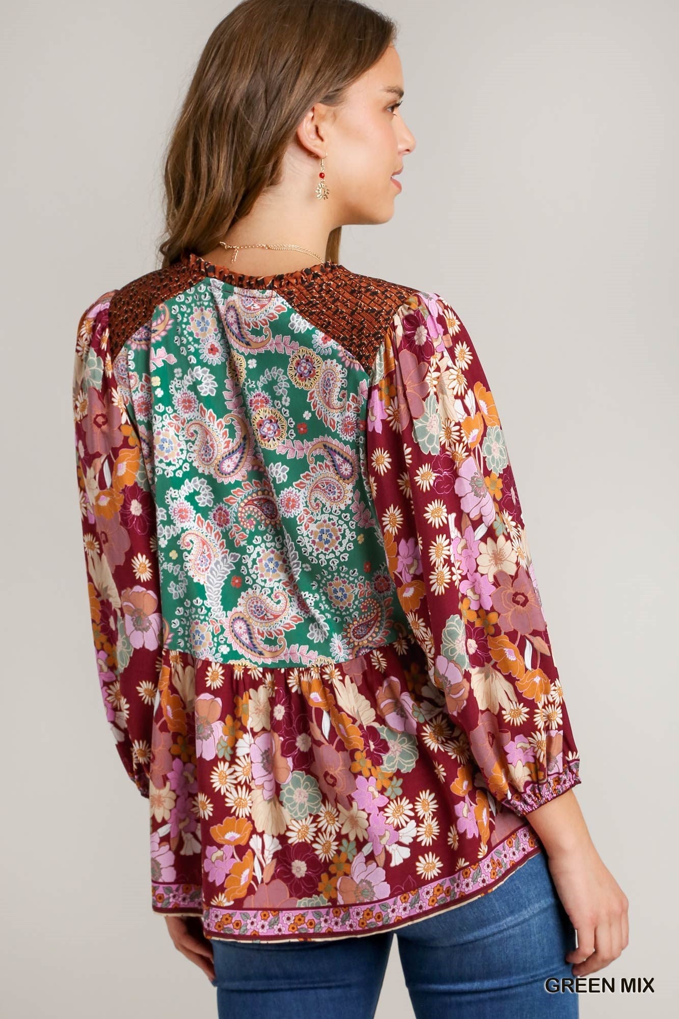 Pop of Paisley top